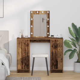 Makiažo Stalas Ruda 102 X 33 X 135 Cm Apdirbta Mediena