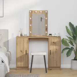 Dressing Galds Brūna 102 X 33 X 135 Cm Inženierijas Koks Vidaxl