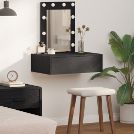 Dressing Galds Melna 60 X 40 X 70 Cm Inženierijas Koks Vidaxl