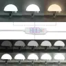 Riietumislaud Led -Ribatuledega Hall 100 X 40 X 70 Cm Tehispuit