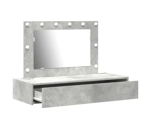 Riietumislaud Led -Ribatuledega Hall 100 X 40 X 70 Cm Tehispuit