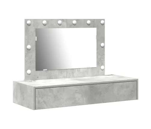Riietumislaud Led -Ribatuledega Hall 100 X 40 X 70 Cm Tehispuit