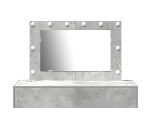 Riietumislaud Led -Ribatuledega Hall 100 X 40 X 70 Cm Tehispuit
