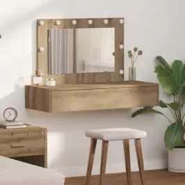 Dressing Galds Brūna 100 X 40 X 70 Cm Inženierijas Koks Vidaxl
