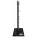 Spoguļa Ar Led Gaismām Melnais Ozols 60X55X18 Cm Vidaxl
