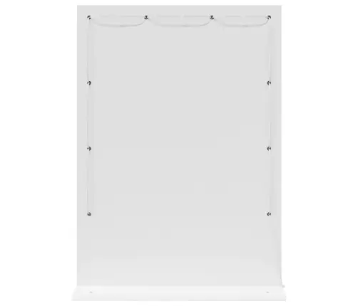 Spoguļa Ar Led Gaismām Balts 70X50X18 Cm Vidaxl