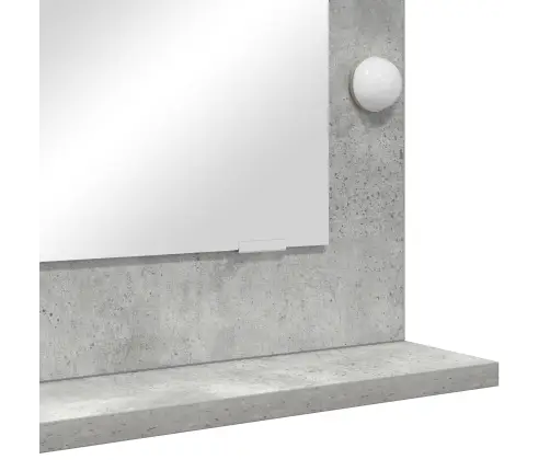 Kosmētikas Spogulis Betona Pelēks 70 X 50 X 18 Cm Spogulis Vidaxl