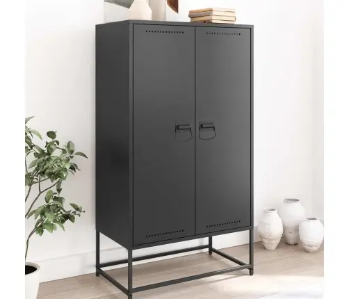 Spintelės Rankenos 2 Pcs Juoda 85 X 45 Mm Metalas