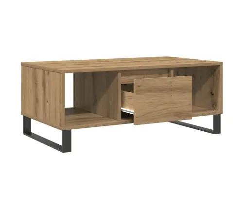 Kafijas Galdiņš, Koka Krāsa, 90X50X36,5 Cm, Inženierijas Koks Vidaxl