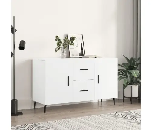 Kumode, Balta, 100X36X60 Cm, Inženierijas Koks Vidaxl