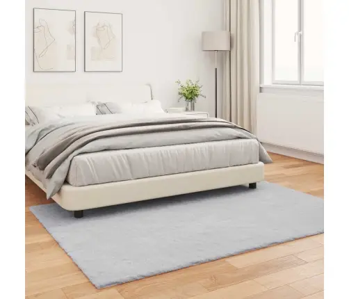 Mākslīgā Truša Kažokādas Paklājs Olite Pelēka 160 X 230 Cm Vidaxl