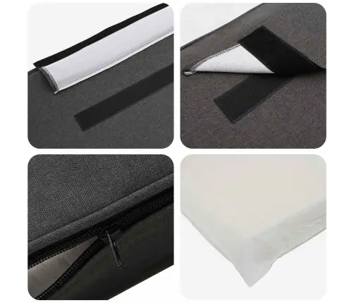 Polsterdatud Voodiots Peaga Pruun Ja Tumehall 80 Cm Tahke Mänd