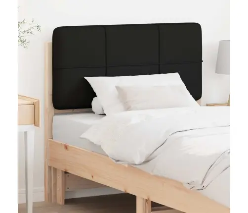 Mīkstināts Gultas Galvgalis Brūns Un Melns 80 Cm Vidaxl