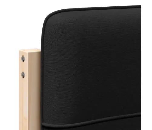 Mīkstināts Gultas Galvgalis Brūns Un Melns 80 Cm Vidaxl