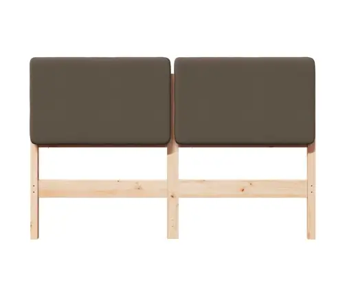 Apmušta Lovos Galvūgalis Su Galvūgalio Ruda Ir Taupe 160 Cm