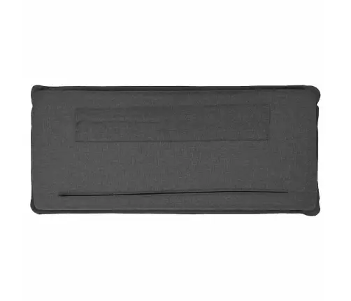 Polsterdatud Voodiots Looduslik Ja Tume Hall 100 Cm Tahke Mänd