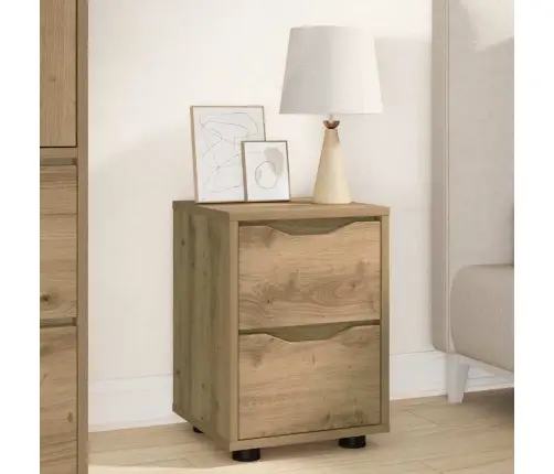 Nakts Skapīši 2 Pcs Artisānā Ozols 30,5 X 30 X 43 Cm Vidaxl