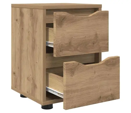 Nakts Skapīši 2 Pcs Artisānā Ozols 30,5 X 30 X 43 Cm Vidaxl