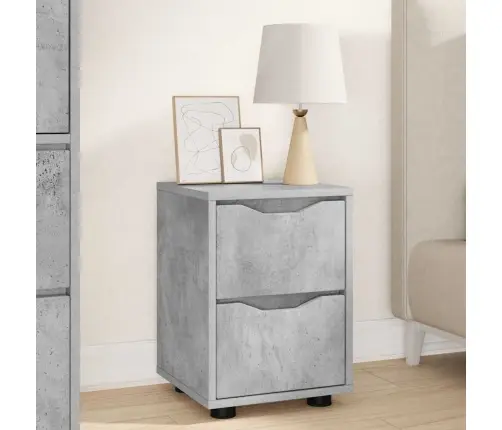 Nakts Skapīši 2 Pcs Betona Pelēks 30,5 X 30 X 43 Cm Vidaxl