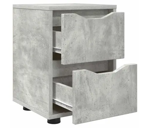 Nakts Skapīši 2 Pcs Betona Pelēks 30,5 X 30 X 43 Cm Vidaxl