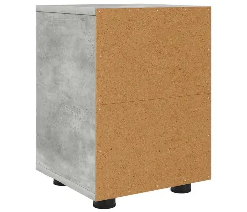 Nakts Skapīši 2 Pcs Betona Pelēks 30,5 X 30 X 43 Cm Vidaxl