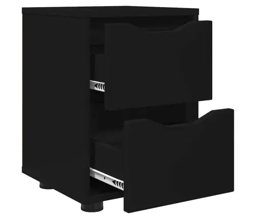 Öökapid Sahtliga 2 Pcs Must 30,5 X 30 X 43 Cm Tehispuit