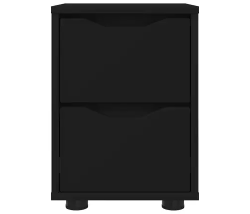 Öökapid Sahtliga 2 Pcs Must 30,5 X 30 X 43 Cm Tehispuit