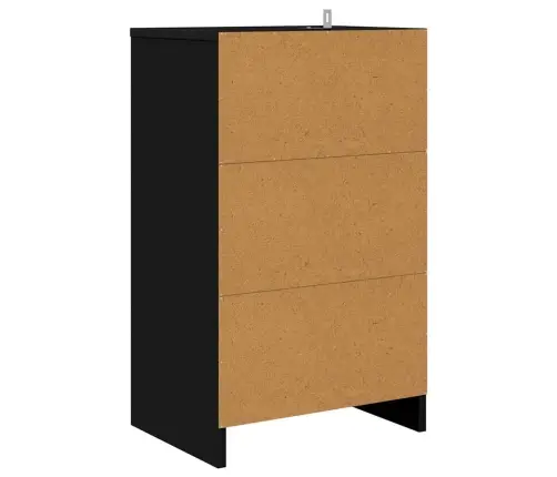 Nakts Skapīši 2 Pcs Melna 40 X 30 X 467 Cm Inženierijas Koks Vidaxl