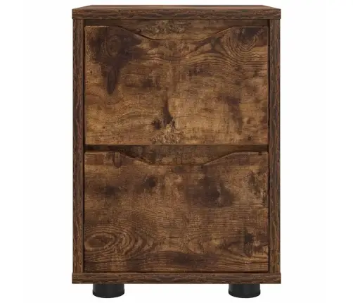 Nakts Skapīši Ar Atvilktni 2 Pcs Dūmaka Ozols 30,5 X 30 X 43 Cm Vidaxl