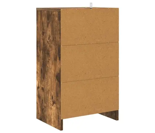 Nakts Skapīši Ar Atvilktni 2 Pcs Dūmaka Ozols 40 X 30 X 467 Cm Vidaxl