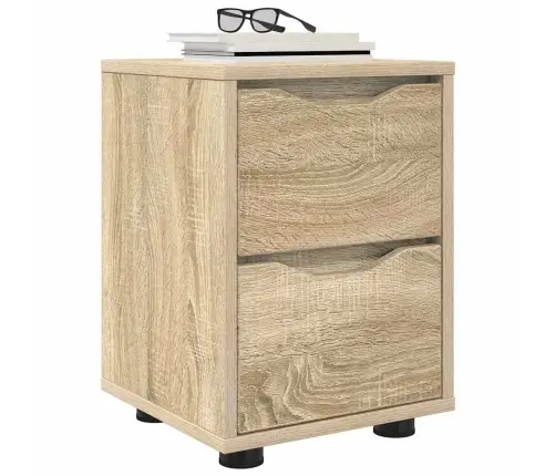 Öökapid Sahtliga 2 Pcs Sonoma Tamm 30,5 X 30 X 43 Cm Tehispuit