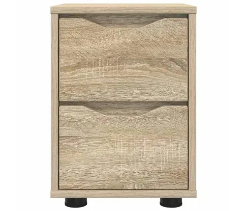 Öökapid Sahtliga 2 Pcs Sonoma Tamm 30,5 X 30 X 43 Cm Tehispuit