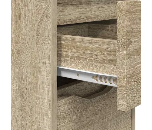 Öökapid Sahtliga 2 Pcs Sonoma Tamm 30,5 X 30 X 43 Cm Tehispuit