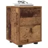 Naktiniai Staliukai 2 Pcs Senovinis Medis 30,5 X 30 X 43 Cm