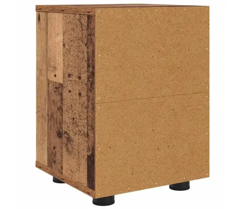 Naktiniai Staliukai 2 Pcs Senovinis Medis 30,5 X 30 X 43 Cm