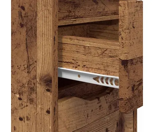 Naktiniai Staliukai 2 Pcs Senovinis Medis 30,5 X 30 X 43 Cm