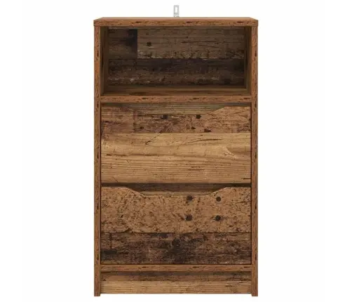 Naktiniai Staliukai 2 Pcs Senovinis Medis 40 X 30 X 467 Cm