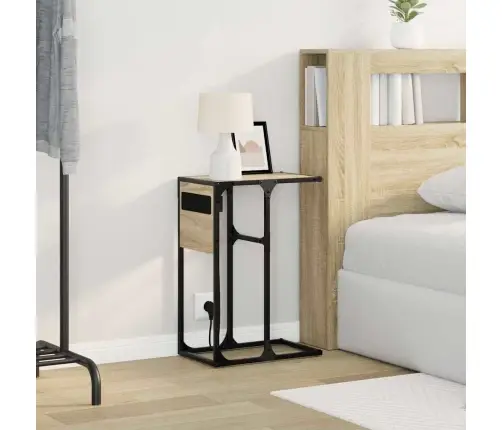 Nakts Skapītis Sonoma Ozols 41,5 X 26 X 60,5 Cm Vidaxl