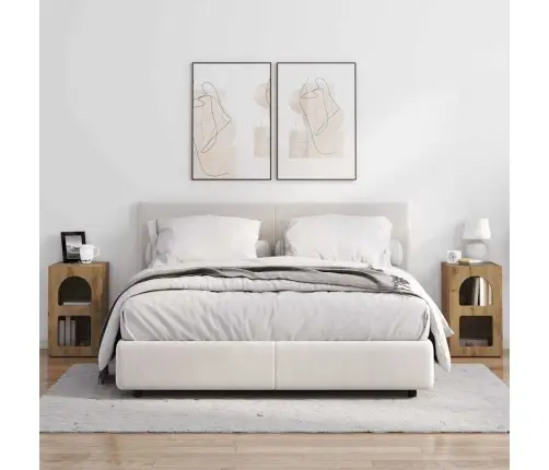 Öökapp 2 Pcs Käsitööpuu 29.5 X 35 X 50 Cm Tehispuit