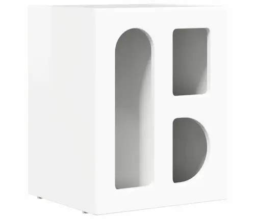 Naktsgaldiņš 2 Pcs Augsta Spīduma Baltā Krāsa 40 X 35 X 50 Cm Vidaxl