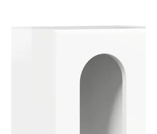 Naktsgaldiņš 2 Pcs Augsta Spīduma Baltā Krāsa 40 X 35 X 50 Cm Vidaxl