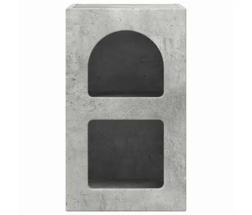 Naktsgaldiņš 2 Pcs Betona Pelēks 29.5 X 35 X 50 Cm Vidaxl
