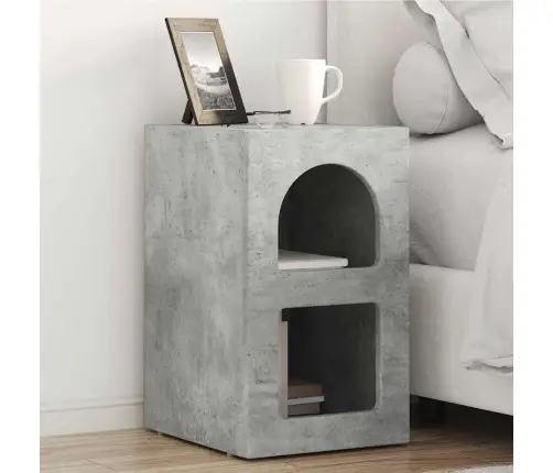 Naktsgaldiņš 2 Pcs Betona Pelēks 29.5 X 35 X 50 Cm Vidaxl