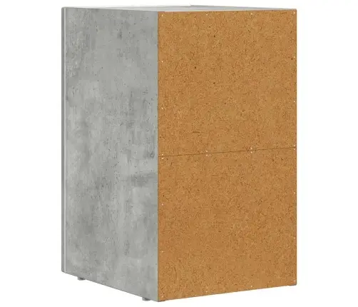 Naktsgaldiņš 2 Pcs Betona Pelēks 29.5 X 35 X 50 Cm Vidaxl