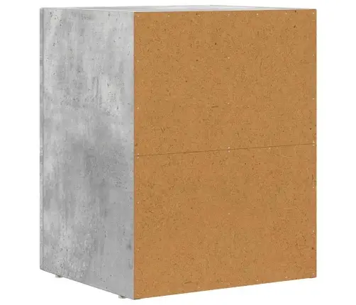 Naktsgaldiņš 2 Pcs Betona Pelēks 40 X 35 X 50 Cm Vidaxl