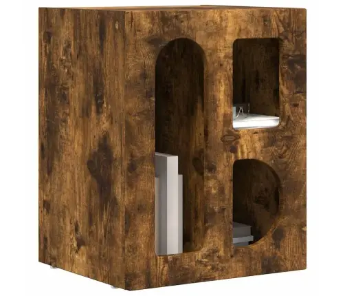 Naktsgaldiņš 2 Pcs Dūmaka Ozols 40 X 35 X 50 Cm Vidaxl