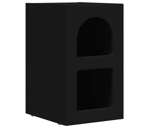 Naktsgaldiņš 2 Pcs Melna 29.5 X 35 X 50 Cm Inženierijas Koks Vidaxl