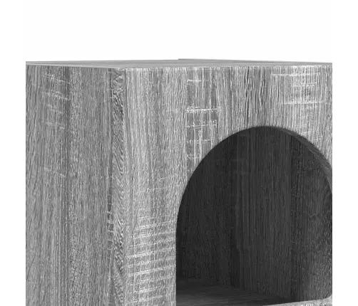 Öökapp 2 Pcs Hall Sonoma 29.5 X 35 X 50 Cm Tehispuit