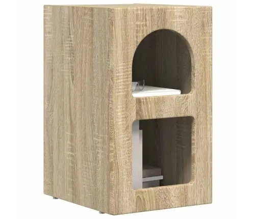 Naktinis Staliukas 2 Pcs Sonoma Ąžuolas 29.5 X 35 X 50 Cm