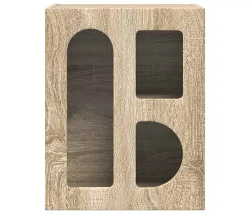 Öökapp 2 Pcs Sonoma Tamm 40 X 35 X 50 Cm Tehispuit